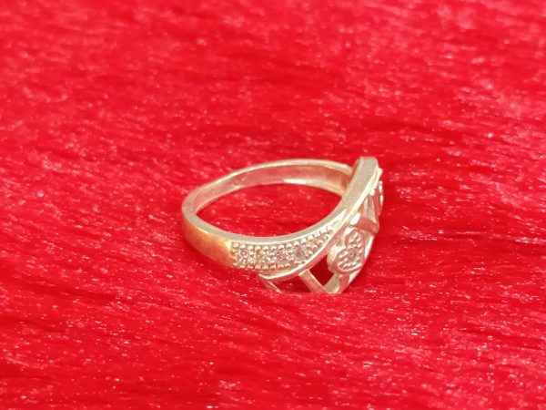 Love Ring with Crystal Accents - Image 2
