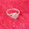 Silver Clover Bloom Ring