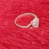 Silver Clover Bloom Ring - Image 2