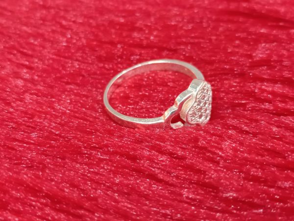 Silver Clover Bloom Ring - Image 2
