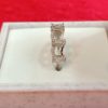 Silver Geometric Sparkle Ring - Image 4