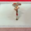 Bow Cluster Elegance – Premium Designer Silver Ring for Women - Image 4