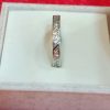 Diamond-Cut Band Silver Ring - Image 4