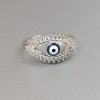 Evil Eye Silver Ring - Image 2