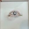 Evil Eye Silver Ring