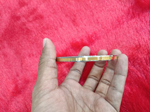3-Line Two-Tone Bangle for Men - Image 4