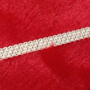 Textured Weave Chain Bracelet