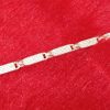 Textured Bar Link Bracelet