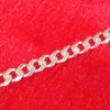 Cuban Link Chain Bracelet for Men, silver jewelry for men