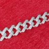 Silver Cuban Link Bracelet for Men - Image 2