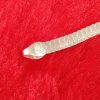 Diagonal Textured Chain Bracelet - Image 3