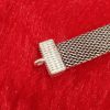Crown Symbol Silver Mesh Bracelet - Image 3
