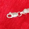 Classic Linked Oval Silver Bracelet - Image 3