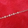 Pink Halo Crystal Silver Bracelet - Image 2