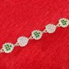 Elegant Clover Sparkle Bracelet