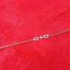 Geometric Sparkle Silver Bracelet - Image 2