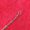 Geometric Sparkle Silver Bracelet - Image 4
