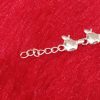 Silver Apple Charm Bracelet - Image 3