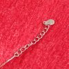 Classic Pearl Accent Silver Chain Bracelet - Image 4