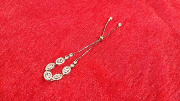 Oval Elegance Silver Bracelet - Image 2
