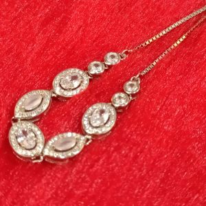 Oval Elegance Silver Bracelet