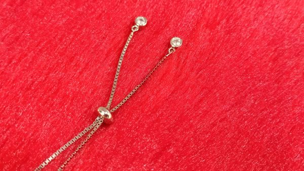 Oval Elegance Silver Bracelet - Image 3