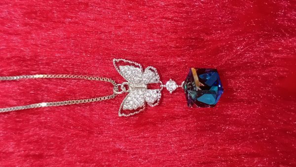 Butterfly Pendant with Chain - Image 3