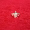 Charming Sterling Silver Turtle Ring with Textured Shell Design - Image 3