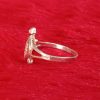 Charming Sterling Silver Turtle Ring with Textured Shell Design - Image 2