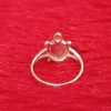 Charming Sterling Silver Turtle Ring with Textured Shell Design - Image 5
