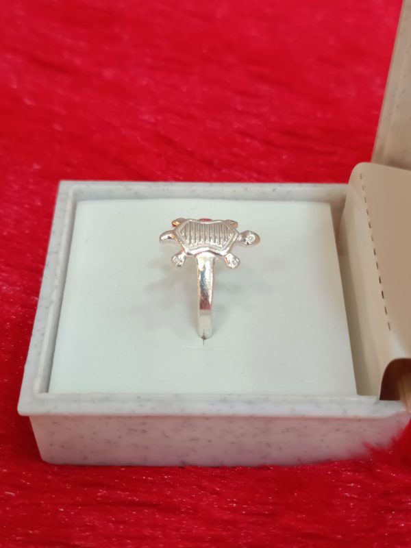 Sterling Silver Turtle Ring – Whimsical Elegance with Symbolic Charm - Image 3