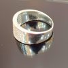 Sterling Silver Wide Band Pavé Ring – Bold Sophistication with Timeless Sparkle - Image 2