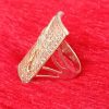 Sterling Silver Rectangle Pave Ring with Leaping Panther Design – Bold Glamour and Fierce Elegance - Image 2