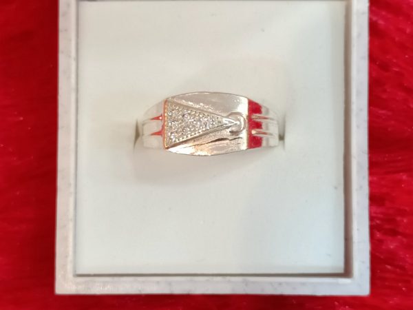 Buy Silver Jewelry in USA – Geometric Arrow Silver Ring - Image 4