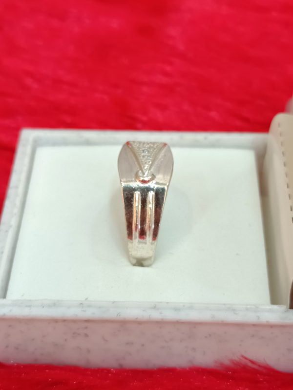 Buy Silver Jewelry in USA – Geometric Arrow Silver Ring - Image 3