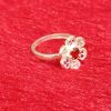 Floral Silver Ring for Women – Timeless Elegance with a Bold Touch - Image 2