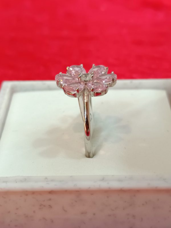 Branch-Inspired Ring with Blue Marquise Stones - Image 4