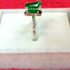 Butterfly Silver Ring – Premium Sterling Silver with Dual Green Stones - Image 4