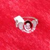 Modern Trio Disc Silver Ring