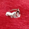 Modern Trio Disc Silver Ring - Image 2