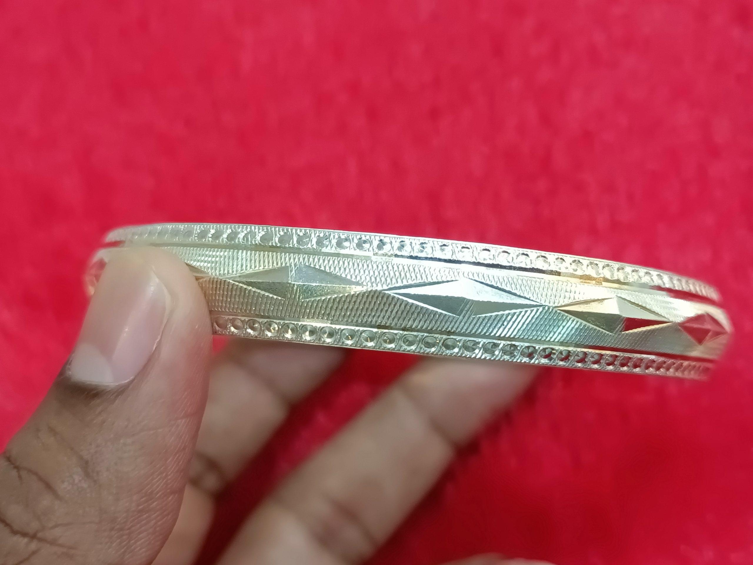 Vintage-Inspired 925 Sterling Silver Bangle - Image 4